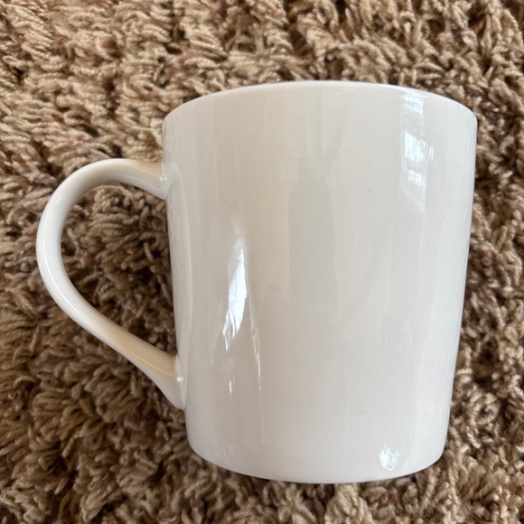 Pier 1 White Coffee Cup Chalkboard with Chalk - Picture 2 of 5